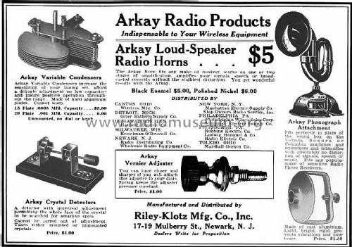 Arkay Horn Speaker ; Riley-Klotz (ID = 1605936) Speaker-P