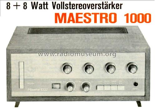 Maestro 1000; RIM bzw. Radio-RIM; (ID = 233712) Ampl/Mixer