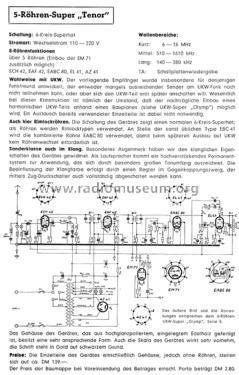 Tenor ; RIM bzw. Radio-RIM; (ID = 2437067) Radio