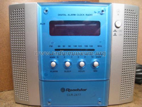 Digital Alarm Clock Radio CLR-2477; Roadstar; Japan (ID = 2099711) Radio
