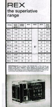 Stabilized Power Supply Rex 5H; Roband Electronics (ID = 2782926) Power-S