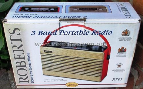 3 Band Portable Radio R761; Roberts Radio Co.Ltd (ID = 2011229) Radio