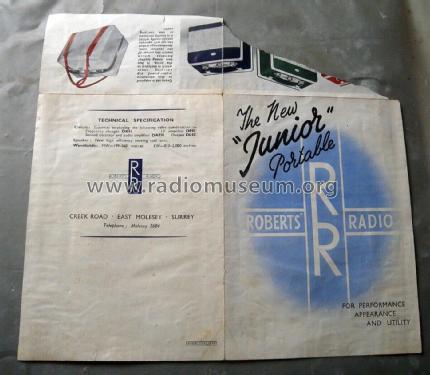 Junior ; Roberts Radio Co.Ltd (ID = 2891538) Radio