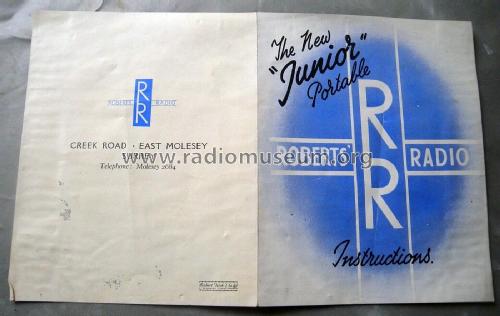 Junior ; Roberts Radio Co.Ltd (ID = 2891539) Radio