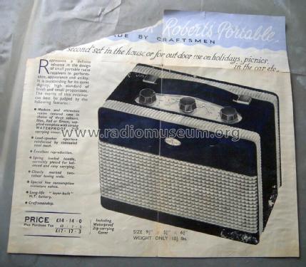 Junior ; Roberts Radio Co.Ltd (ID = 2891541) Radio