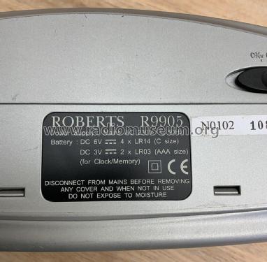 PLL Digital 3 Band Receiver R 9905; Roberts Radio Co.Ltd (ID = 2907361) Radio