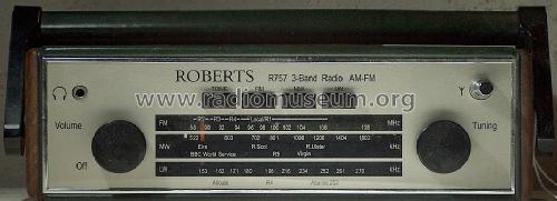 R757; Roberts Radio Co.Ltd (ID = 1178186) Radio