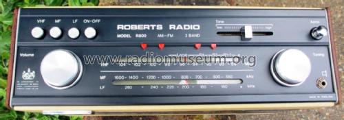 R800; Roberts Radio Co.Ltd (ID = 1999631) Radio