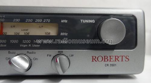 Radio Alarm Clock CR2001; Roberts Radio Co.Ltd (ID = 2907377) Radio