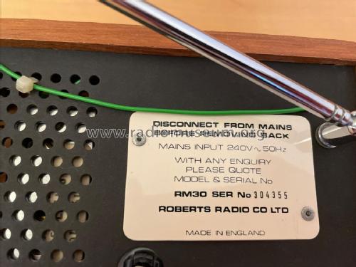 RM30; Roberts Radio Co.Ltd (ID = 2825212) Radio