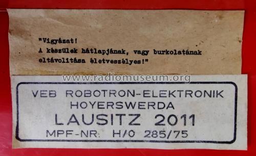 Lausitz 2011; Robotron-Elektronik (ID = 3105570) Radio