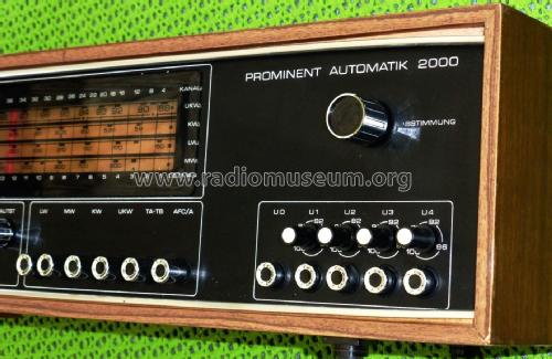 Prominent Automatik 2000; Robotron-Elektronik (ID = 2015895) Radio