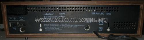 Stralsund RR1002; Robotron Vertrieb (ID = 414730) Radio