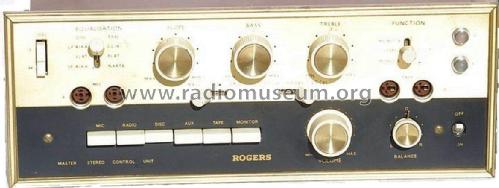 Master Stereo Control Unit ; Rogers, Catford see (ID = 3078929) Ampl/Mixer