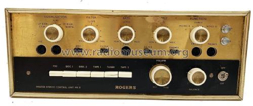 Master Stereo Control Unit Mk II ; Rogers, Catford see (ID = 3078932) Ampl/Mixer