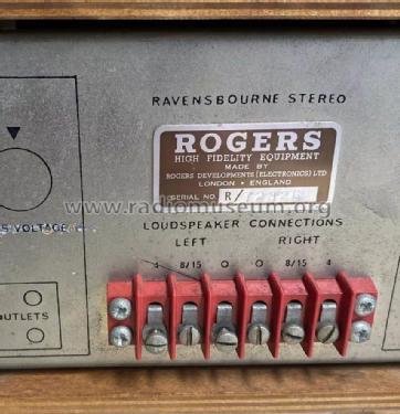 Ravensbourne Stereo ; Rogers, Catford see (ID = 3113661) Ampl/Mixer