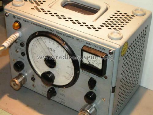 Abstimmbarer VHF-Verstärker - Tunable VHF Amplifier ASV BN1372; Rohde & Schwarz, PTE (ID = 321230) Equipment