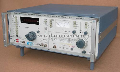 AM-FM Messender SMUV 301.0120.52 + SMUV 301.0120.55; Rohde & Schwarz, PTE (ID = 379130) Equipment