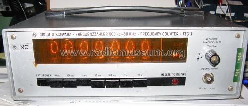 Frequenzzähler FEG3 BN4733201; Rohde & Schwarz, PTE (ID = 1401412) Equipment