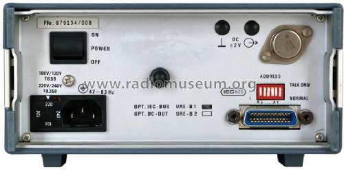 RMS-Voltmeter URE 342.1214.02; Rohde & Schwarz, PTE (ID = 1213090) Equipment