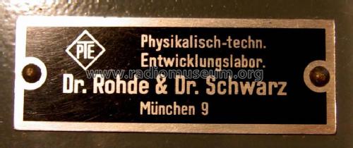 Röhrenvoltmeter UDT7095; Rohde & Schwarz, PTE (ID = 137403) Equipment