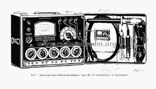 Röhrenvoltmeter URI ; Rohde & Schwarz, PTE (ID = 131305) Ausrüstung