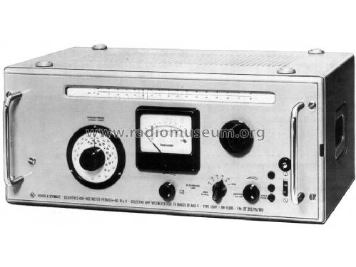 Selektives UHF-Voltmeter USVF ; Rohde & Schwarz, PTE (ID = 521937) Equipment