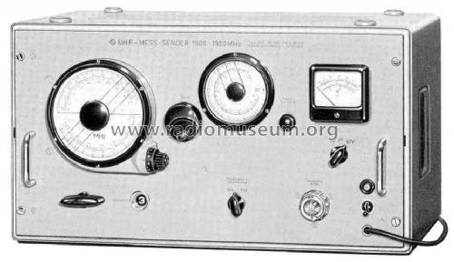 UHF-Mess-Sender SCR ; Rohde & Schwarz, PTE (ID = 262601) Equipment