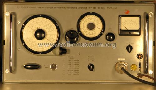 UHF-Mess-Sender SDR ; Rohde & Schwarz, PTE (ID = 1389916) Equipment