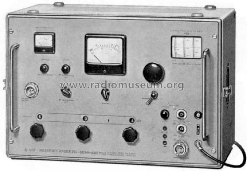 UHF-Messempfänger USVD ; Rohde & Schwarz, PTE (ID = 264823) Equipment