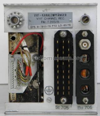 VHF-Kanalempfänger EU25002/2; Rohde & Schwarz, PTE (ID = 1001542) Commercial Re