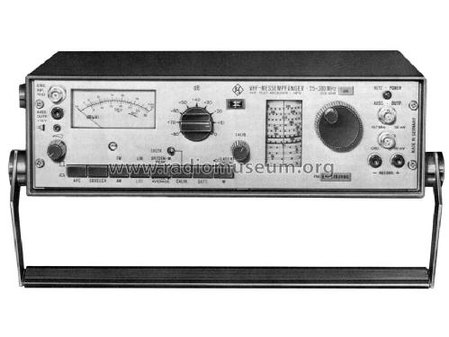 VHF-Messempfänger HFV; Rohde & Schwarz, PTE (ID = 515497) Commercial Re