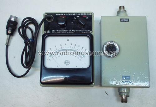 VHF-Wattmeter + Anpassungszeiger NAK; Rohde & Schwarz, PTE (ID = 306038) Equipment