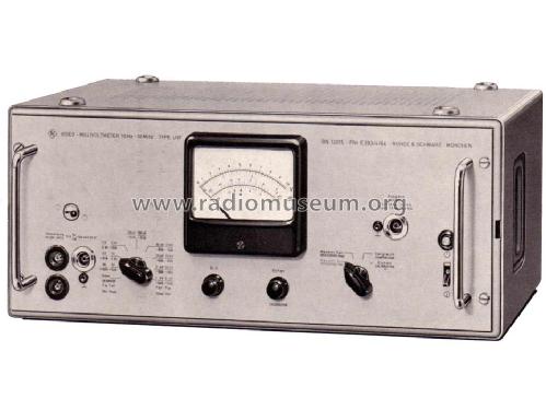 Video-Millivoltmeter UVF ; Rohde & Schwarz, PTE (ID = 498396) Equipment