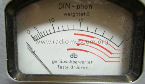 DIN-Lautstärke Messgerät EZL - BN 4512; Rohde & Schwarz, PTE (ID = 1792778) Equipment