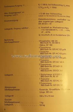 Schallpegelmesser EZLT ; Rohde & Schwarz, PTE (ID = 2089979) Equipment