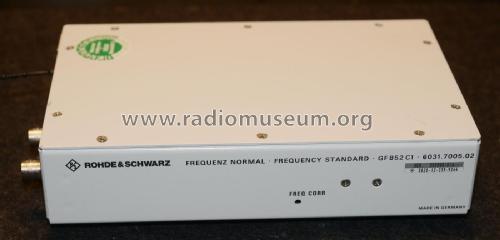 Frequenz-Normal - Frequency Standard GF852C1 6031.7005.02; Rohde & Schwarz, PTE (ID = 2794510) Equipment