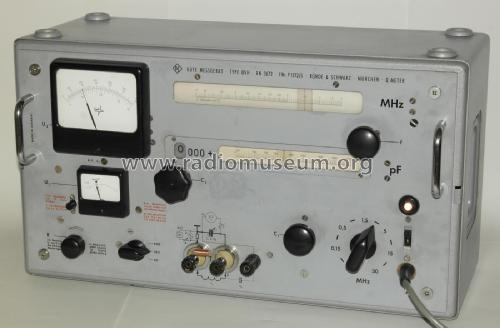 Güte-Messgerät QVH ; Rohde & Schwarz, PTE (ID = 2840010) Equipment