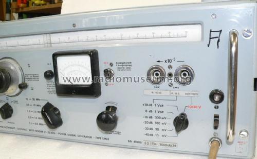 Leistungs-Mess-Sender SMLR BN41001/60; Rohde & Schwarz, PTE (ID = 2098945) Ausrüstung