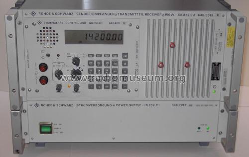 Sender/Empfänger XK-852 C2; Rohde & Schwarz, PTE (ID = 1902117) Commercial TRX