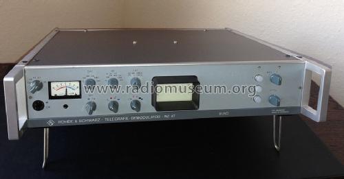 Telegraphie-Demodulator NZ 47 L22551-H1-A 106; Rohde & Schwarz, PTE (ID = 1604504) Adaptor