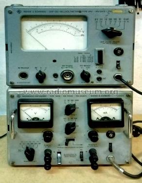 UHF-DC-Millivoltmeter URV ; Rohde & Schwarz, PTE (ID = 2688496) Equipment