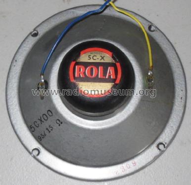 5' High Frequency Speaker 5C-X; Rola Company AUS Pty (ID = 2397473) Speaker-P