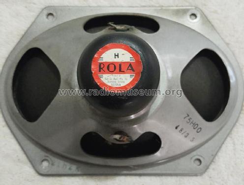 6 Watt, 7' x 5' Ellipitical Loudspeaker. 7-5H; Rola Company AUS Pty (ID = 3067578) Speaker-P