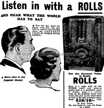 Rolls BCR; Rolls brand, Stevens (ID = 2821934) Radio