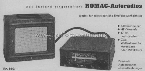 107; Romac Radio (ID = 353990) Car Radio