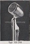 Kristall Mikrofon / Filterzellen-Mikrofon GS 210; Ronette (ID = 1747197) Microphone/PU