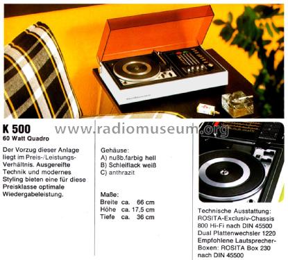 K500; Rosita, Theo Schmitz (ID = 2877053) Radio