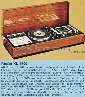 KL3600; Rosita, Theo Schmitz (ID = 1289156) Radio