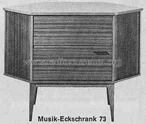 Musik-Eckschrank 73 Ch= 8074; Rosita, Theo Schmitz (ID = 320135) Radio